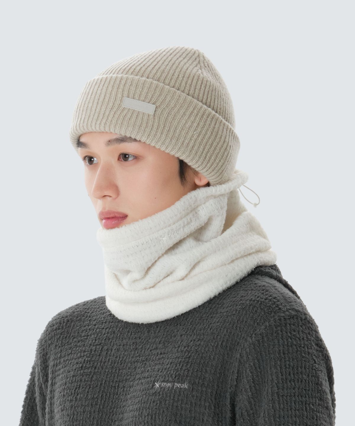 스노우피크 어패럴(SNOWPEAK APPAREL) 폴라텍 알파 버프 (S26WUTWA05) Butter Ivory