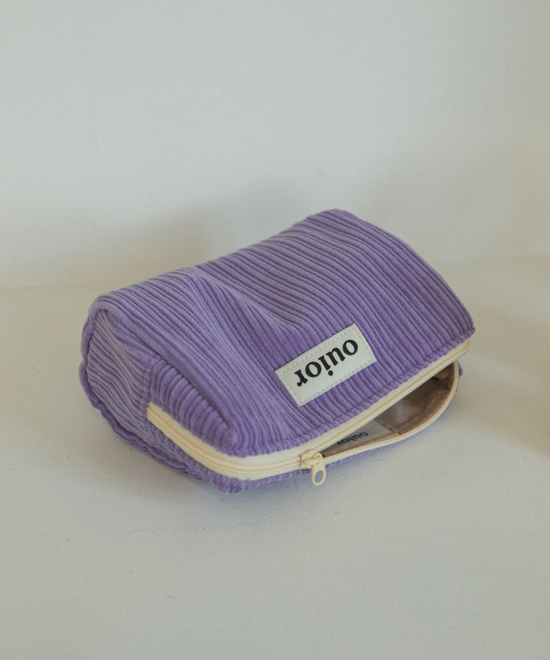 [기프트박스]ouior everyday pouch_corduroy iris