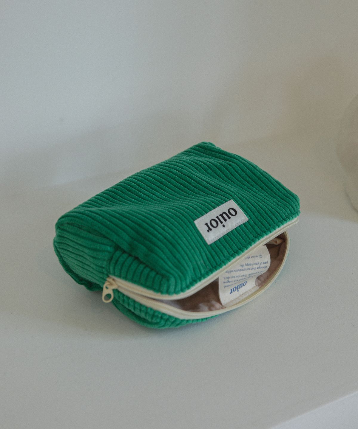 위올(OUIOR) [기프트박스]ouior everyday pouch_corduroy clover