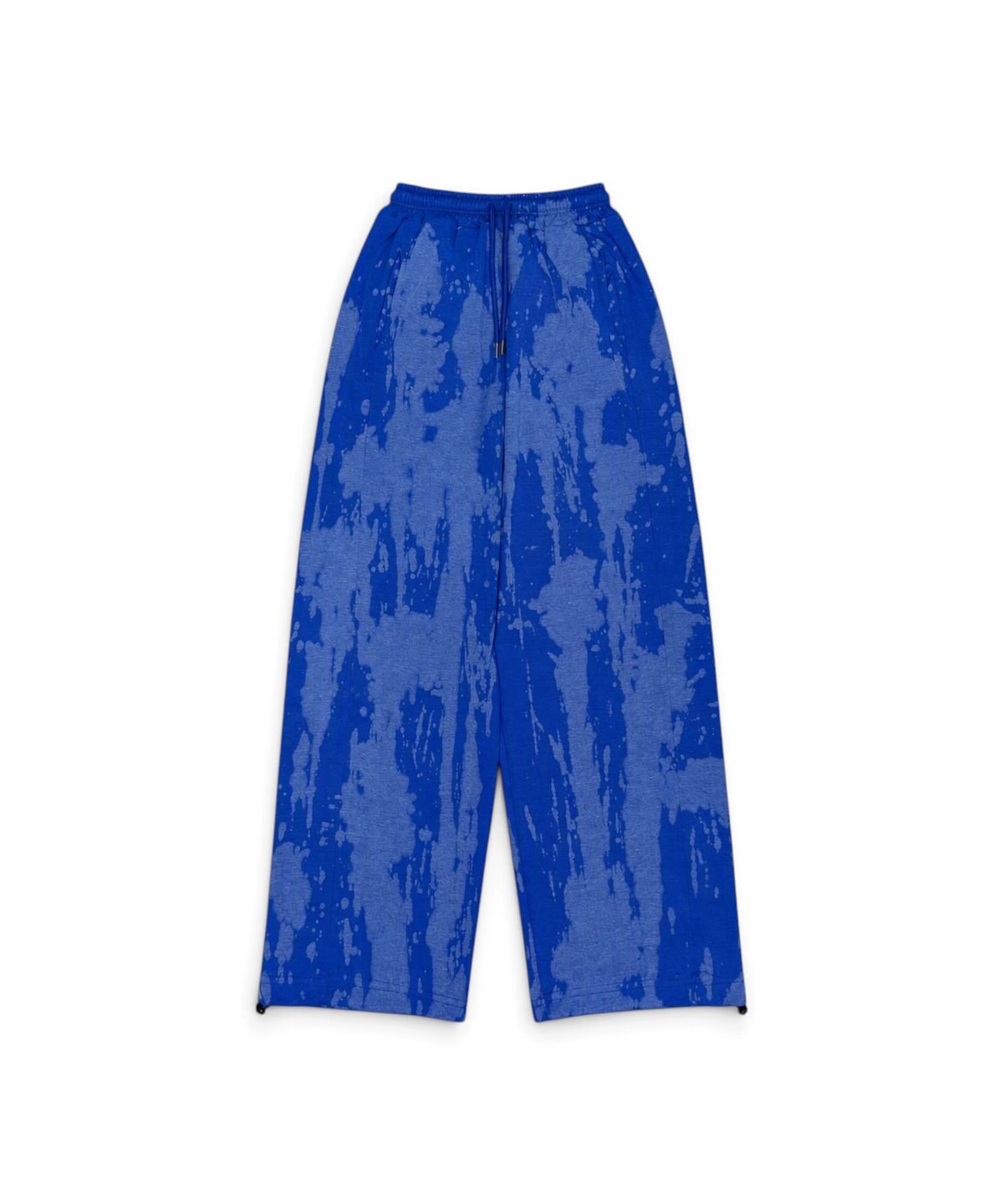 본슬리피(BORN SLIPPY) Drip Acid Wide Sweat Pants (Blue)