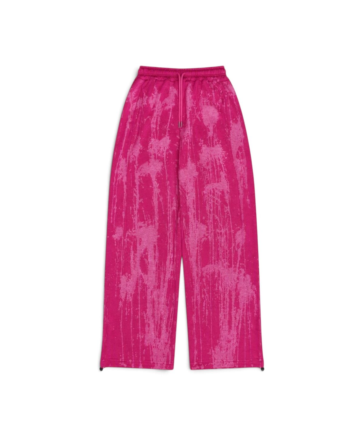 본슬리피(BORN SLIPPY) Drip Acid Wide Sweat Pants (Pink)