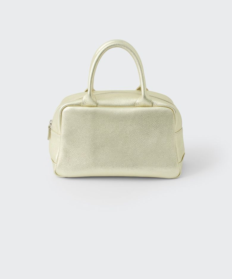 METALLIC BOSTON BAG (GOLD)