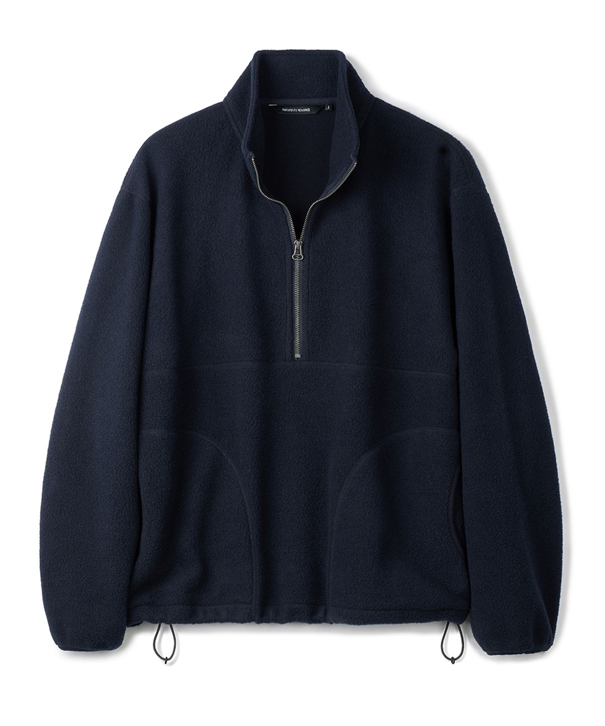 파르티멘토 리웍스(PARTIMENTO REWORKS) Wool Fleece Half Zip Pullover_Navy