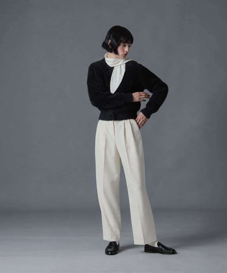 Sof Straight Slacks (Ivory)