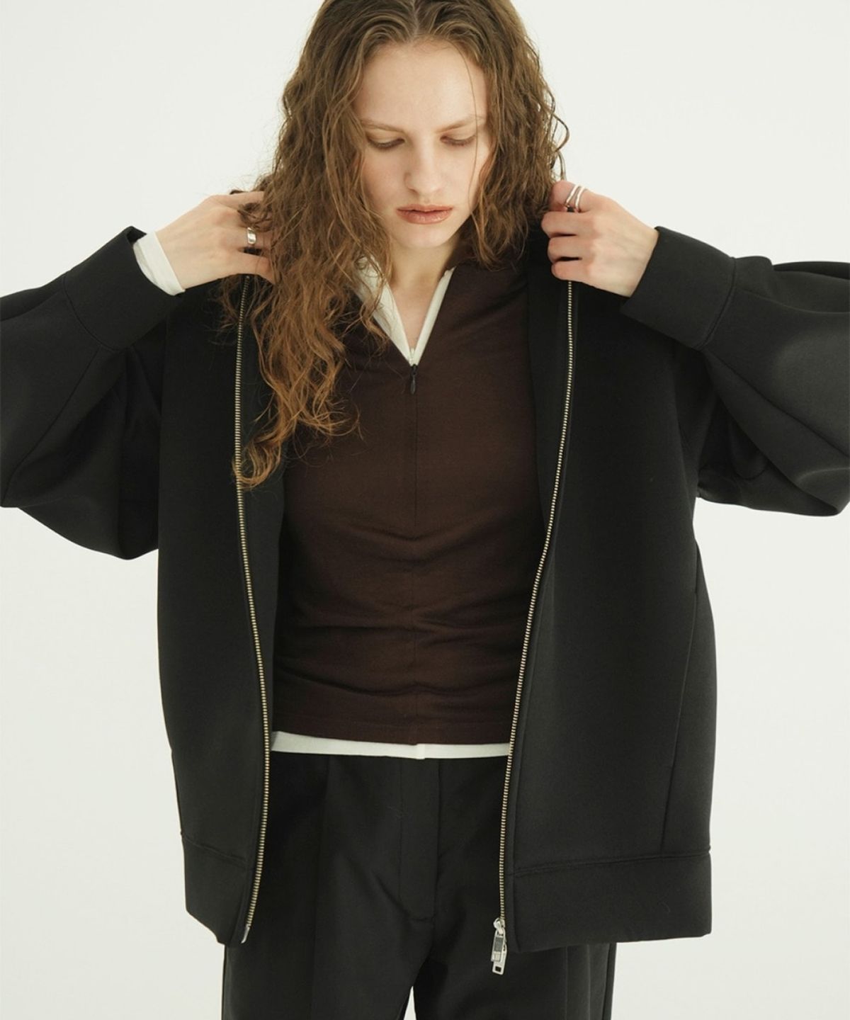 클라네(CLANE) CONSTRUCTIVE BONDING HOODIE