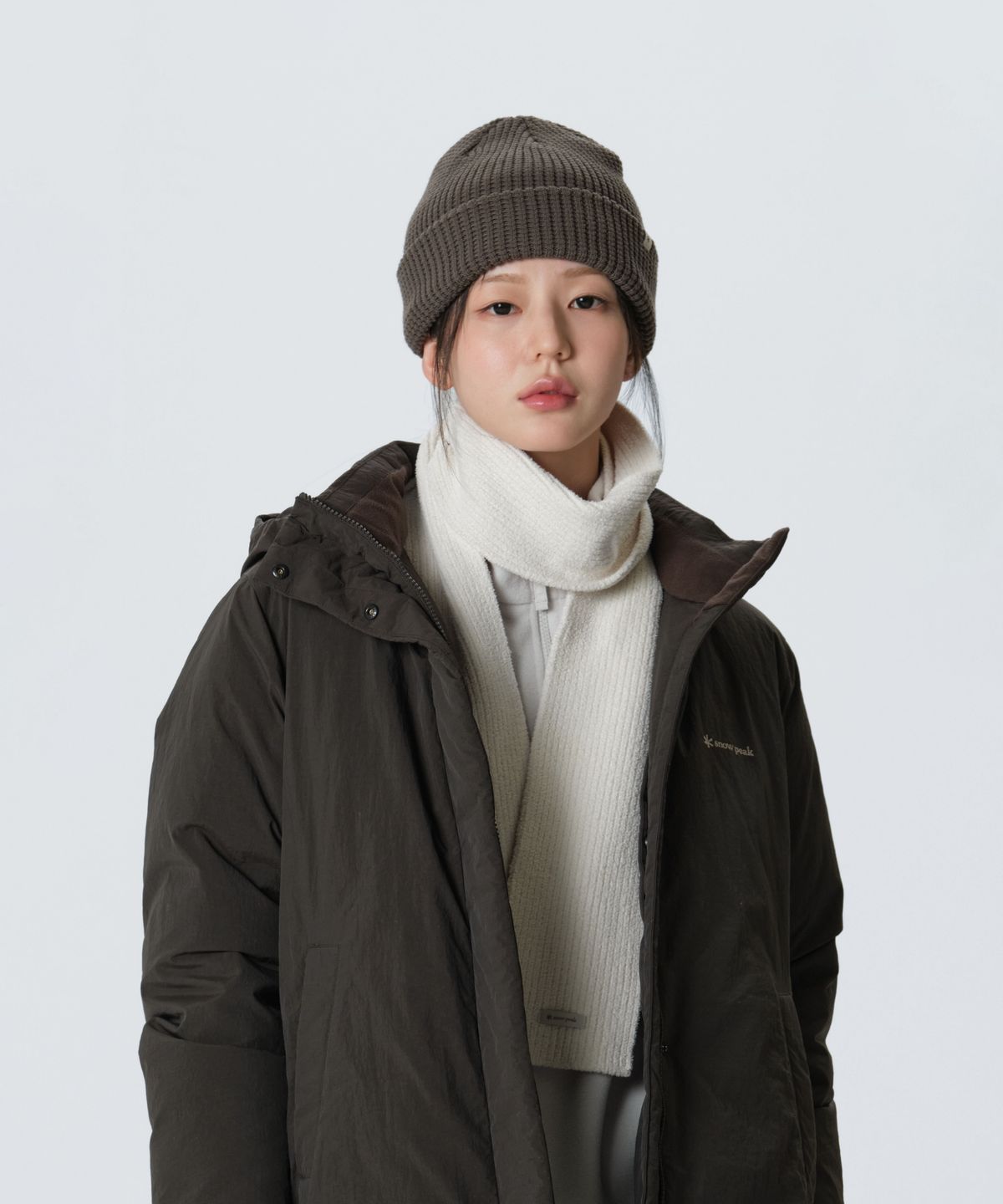 스노우피크 어패럴(SNOWPEAK APPAREL) 탁텔 머플러 (S26WUFWA65) Ivory