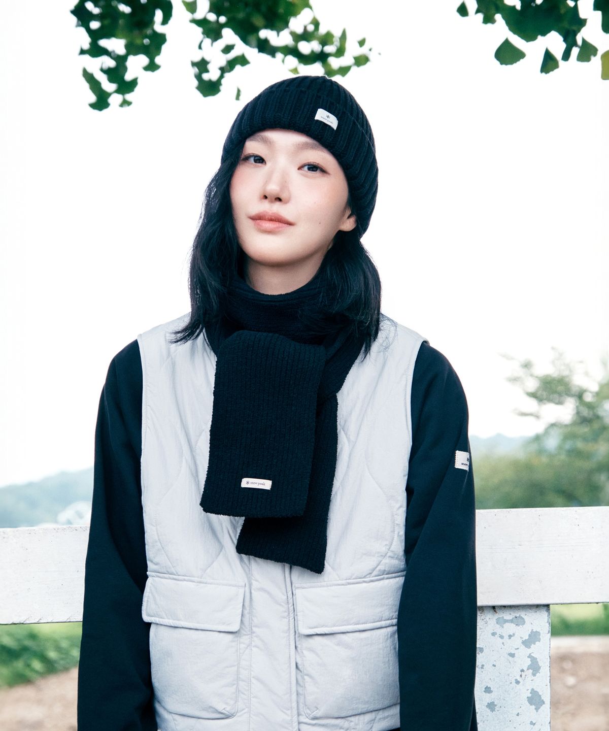 스노우피크 어패럴(SNOWPEAK APPAREL) 탁텔 머플러 (S26WUFWA65) Black