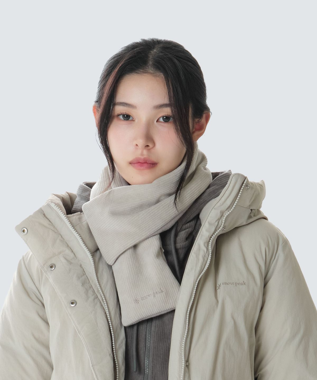 스노우피크 어패럴(SNOWPEAK APPAREL) 코듀로이 씬클라우드 머플러 (S26WUFWA61) Light Beige