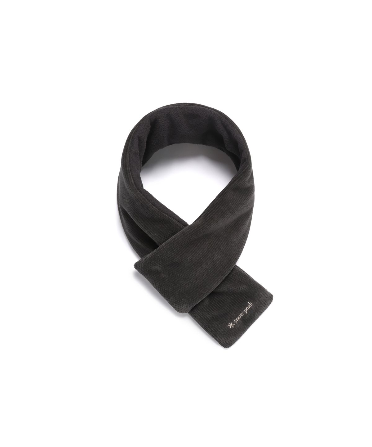 스노우피크 어패럴(SNOWPEAK APPAREL) 코듀로이 씬클라우드 머플러 (S26WUFWA61) Dark Charcoal