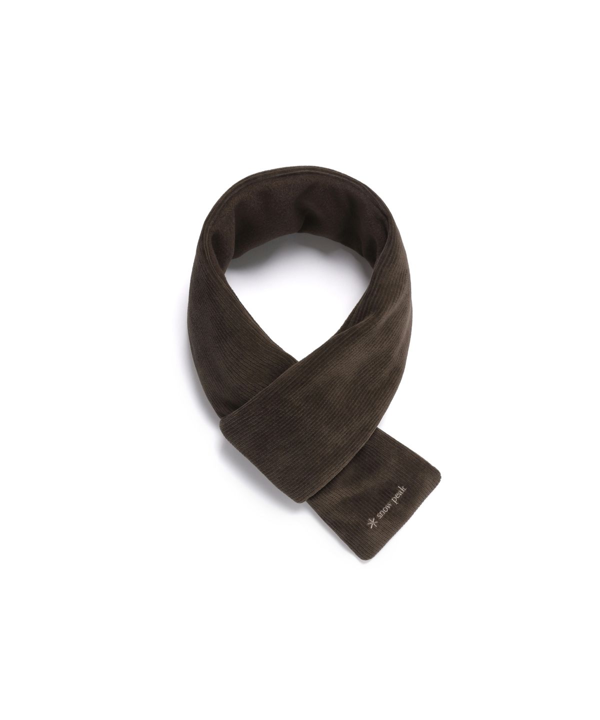 스노우피크 어패럴(SNOWPEAK APPAREL) 코듀로이 씬클라우드 머플러 (S26WUFWA61) Choco Brown