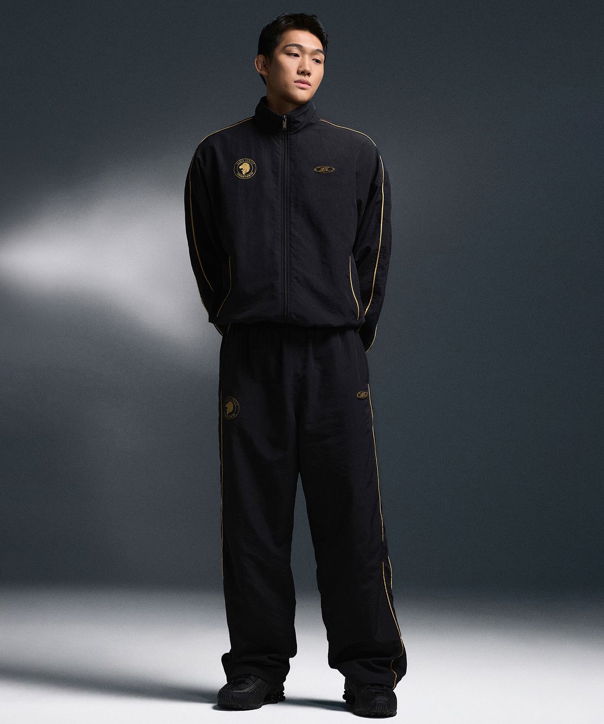본투윈(BORN TO WIN) [BORNTOWIN X BLACK COMBAT] NYLON PANTS [BLACK]