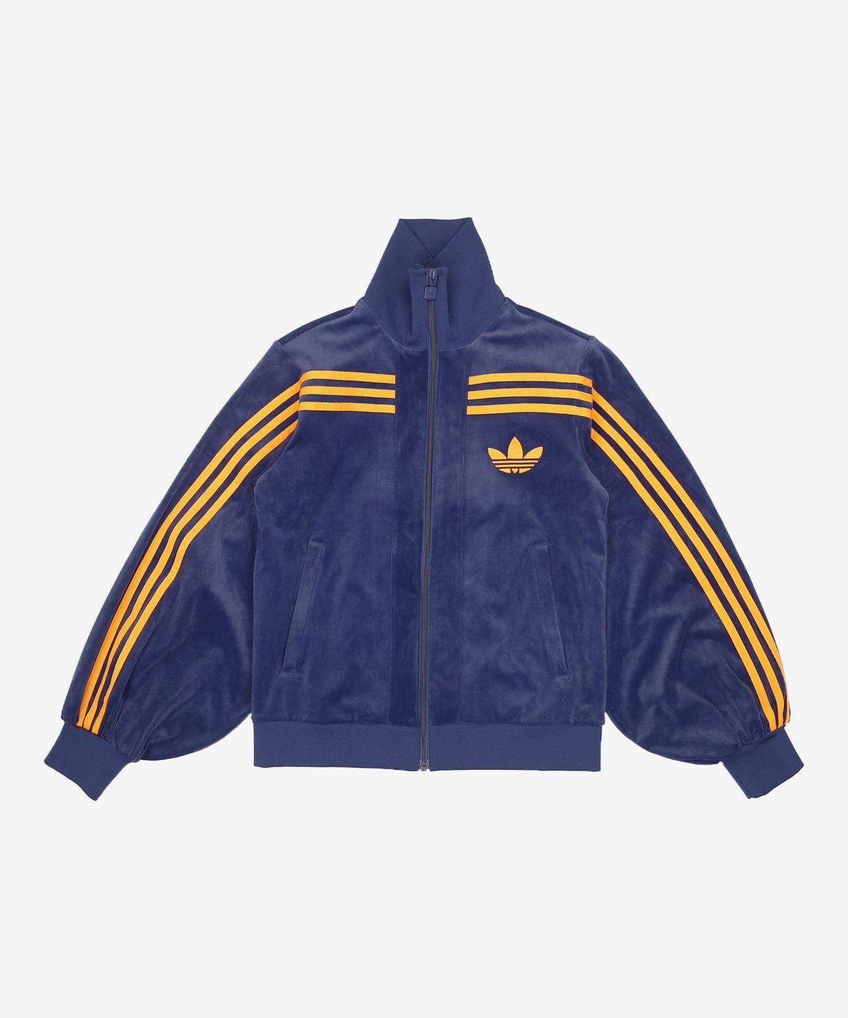 아디다스(ADIDAS) 70s 벨루어 트랙탑 - 네이비:오렌지 / JN8287 M
