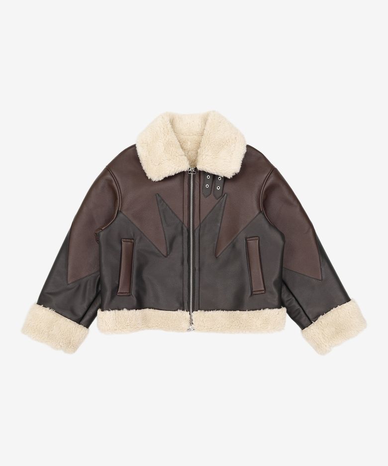 FIRE FAUX MOUTON JACKET S