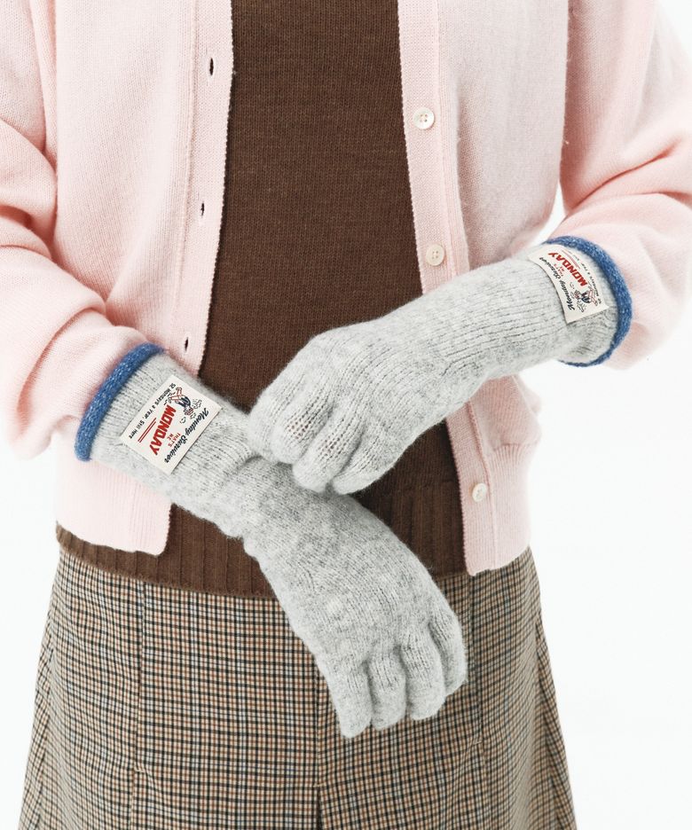 [I26FW12] 소프트 라벨 글로브 그레이