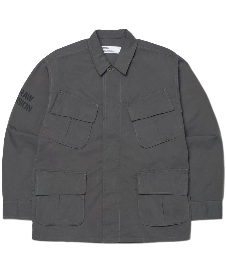 VTG JUNGLE FATIGUE JACKET - CHARCOAL