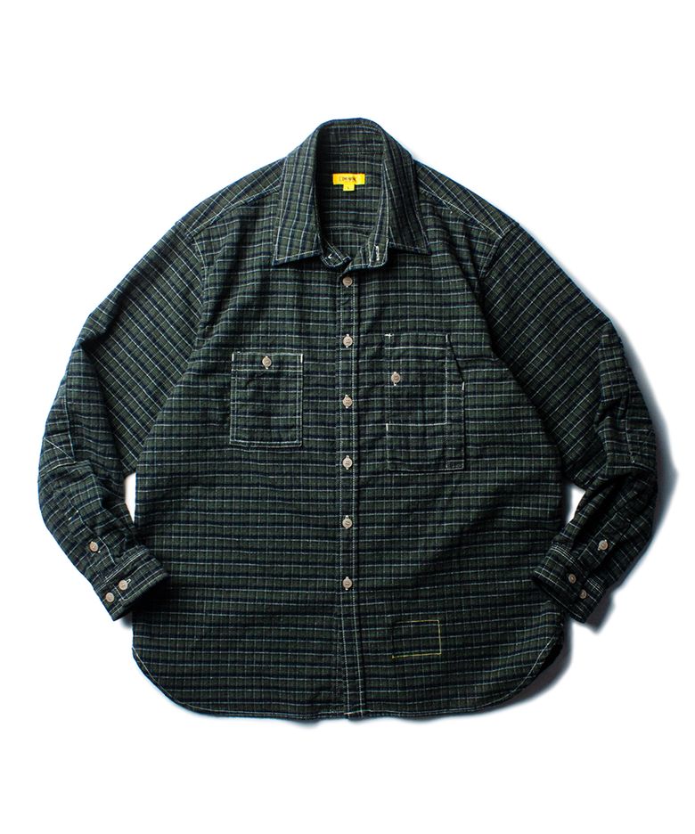 FLANNEL TEDDY SHIRT [CLASSIC GREEN]