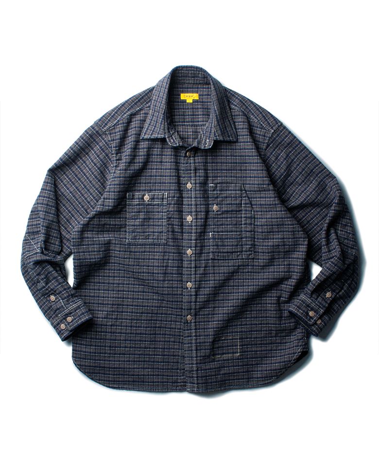 FLANNEL TEDDY SHIRT [MIDNIGHT NAVY]