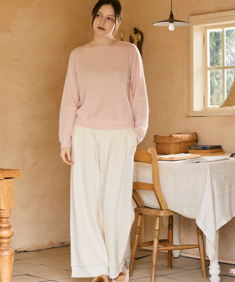 ROM IVORY KNIT PANTS
