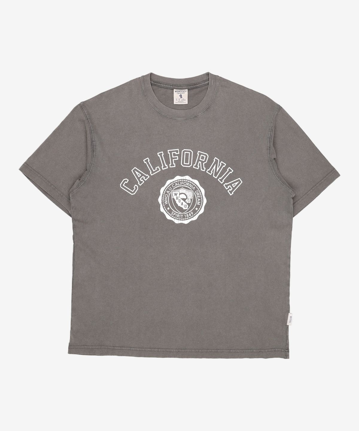 후아유(WHO.A.U) California Dyed Graphic T-shirt / WHRPG2522U XL