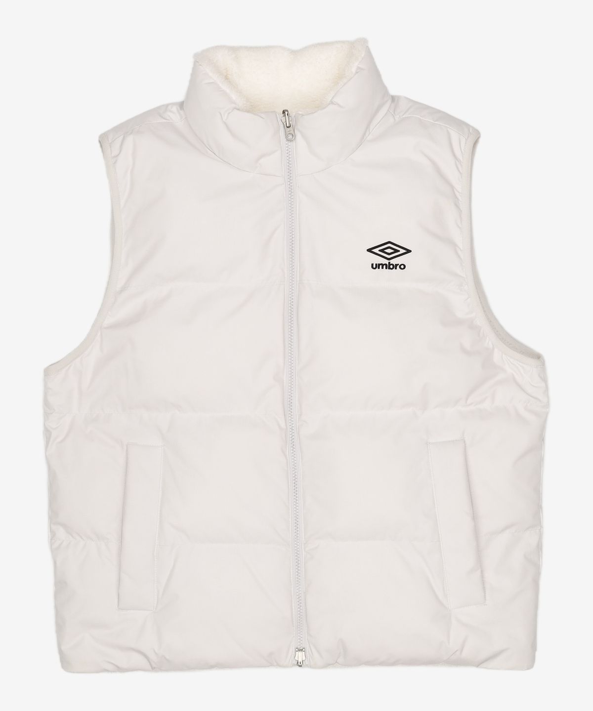 엄브로(UMBRO) 온앤오프 리버시블 플리스 패딩 베스트 그레이(UO423CPVO1) 95