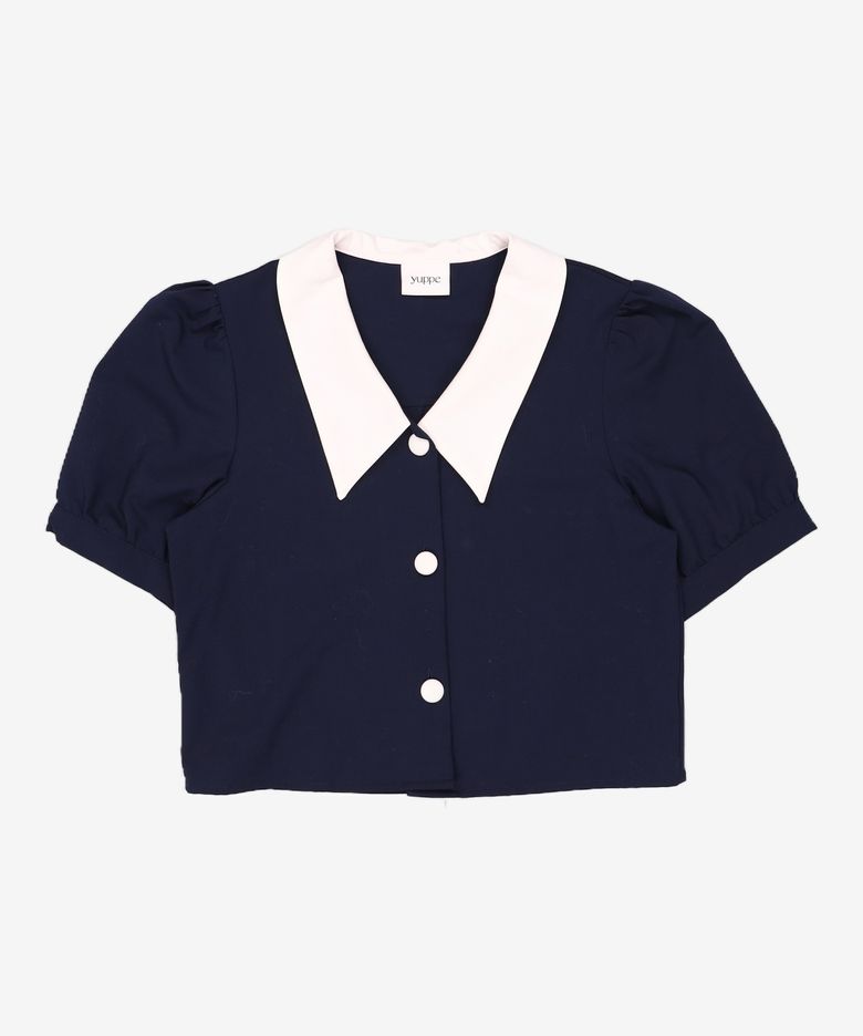 CROP COLOR SHIRT FREE