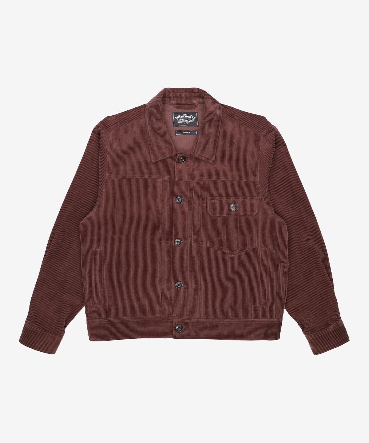 프리즘웍스(FRIZMWORKS) CORDUROY TRUCKER JACKET _ BROWN M
