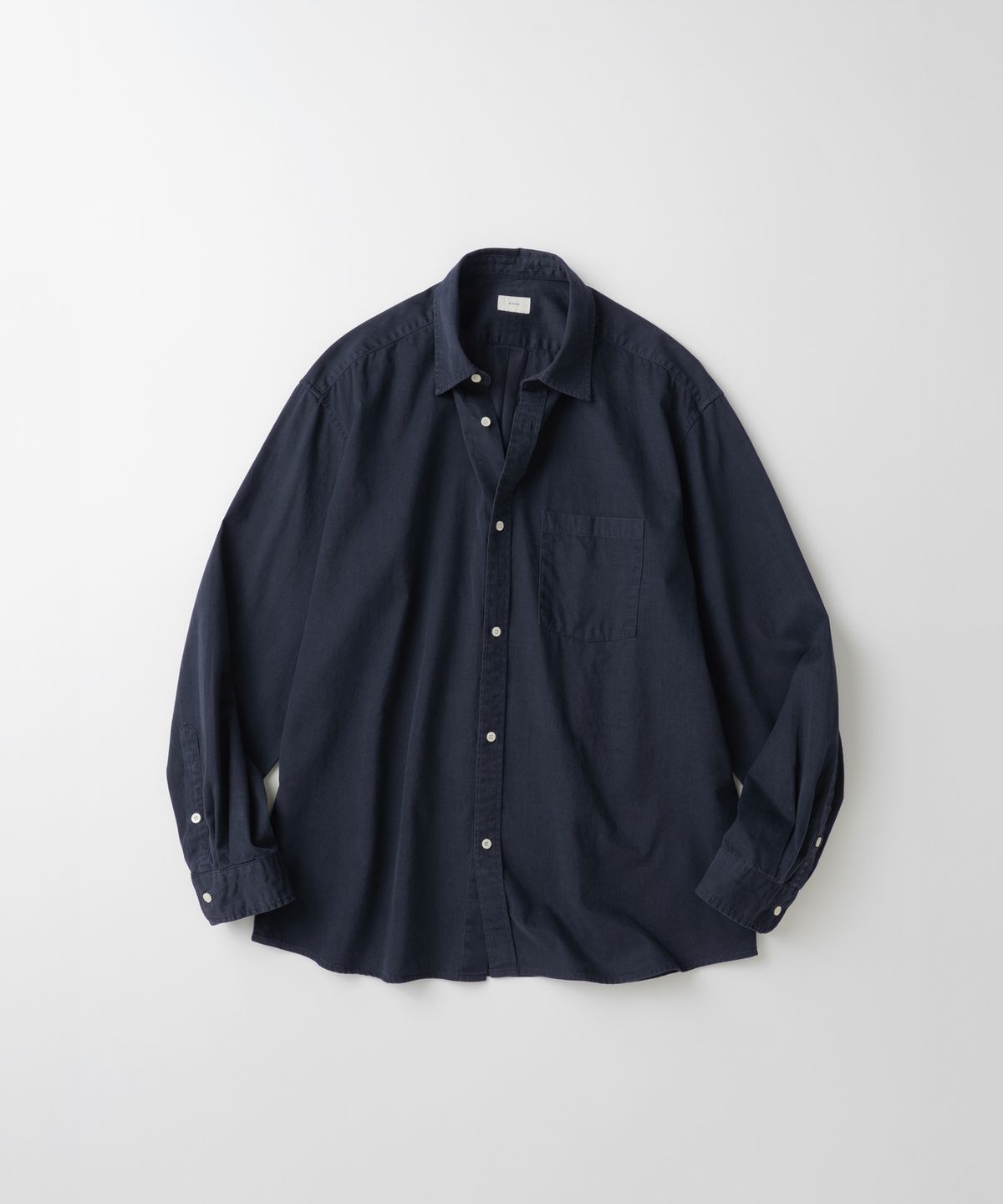 와기(WHAGI) Vintage Regular Collar Shirt (Vintage Navy)