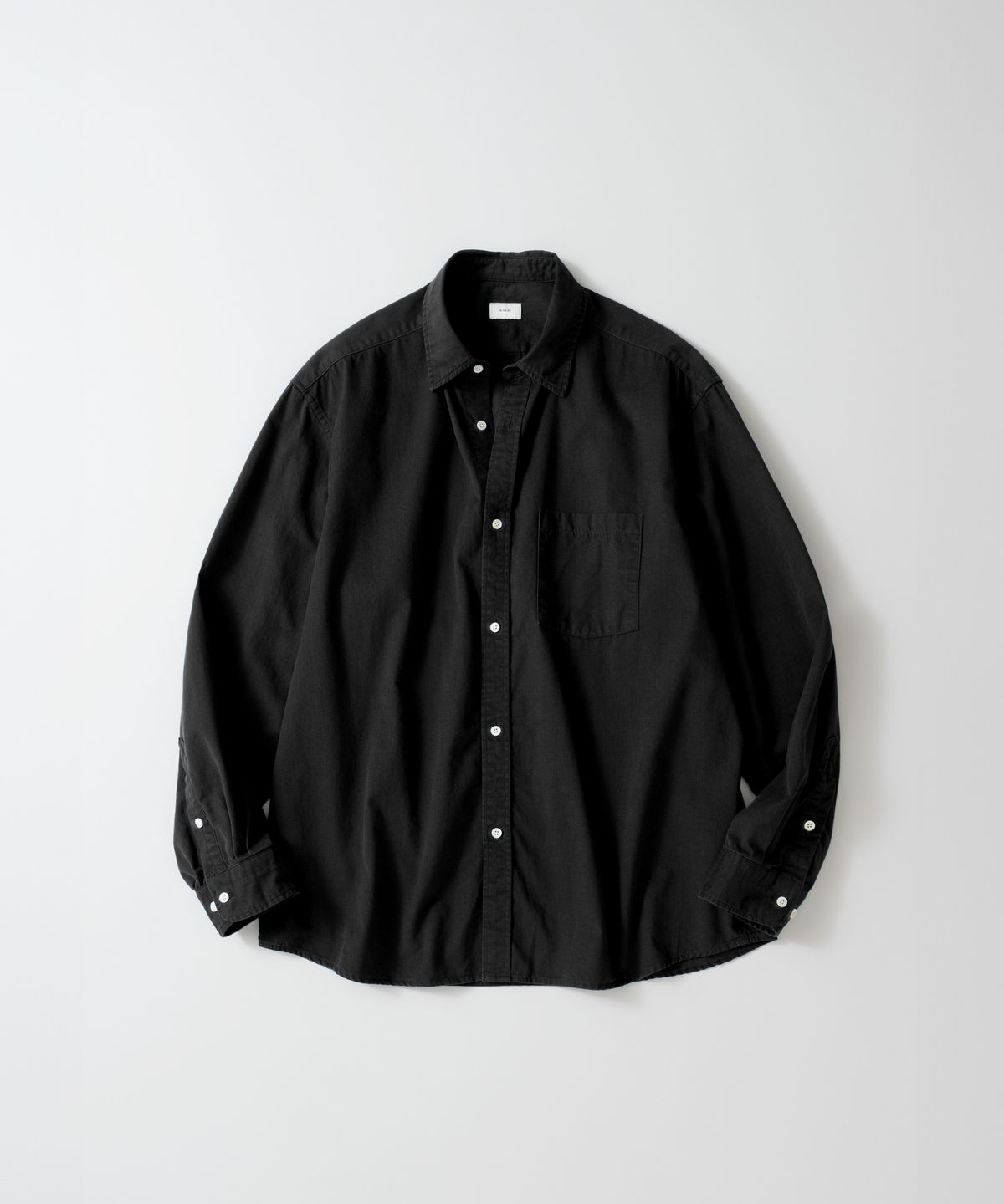 와기(WHAGI) Vintage Regular Collar Shirt (Vintage Black)