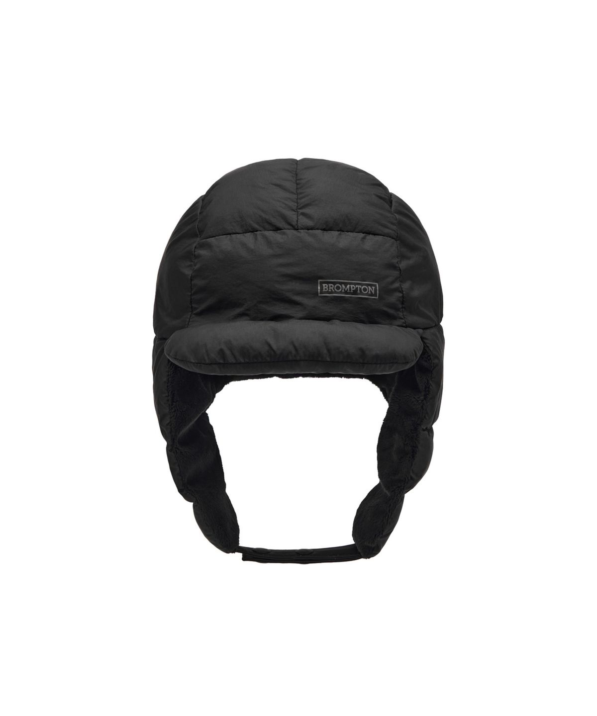 브롬톤 런던(BROMPTON LONDON) PADDED EAR FLAP CAP - BLACK (P265AHA124)
