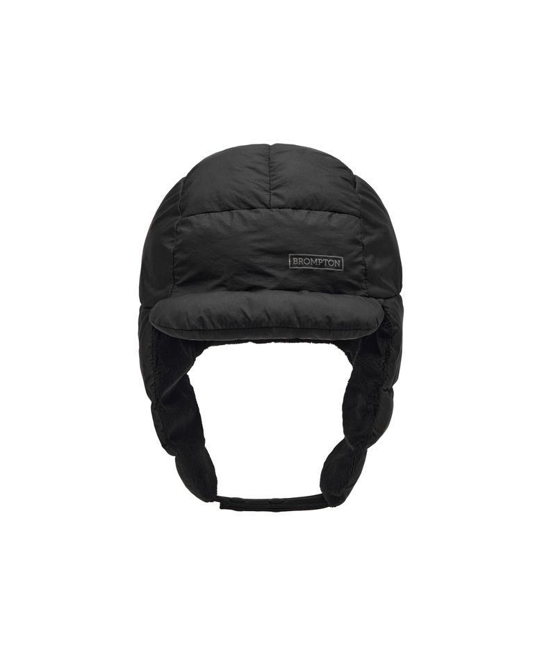 PADDED EAR FLAP CAP - BLACK (P265AHA124)