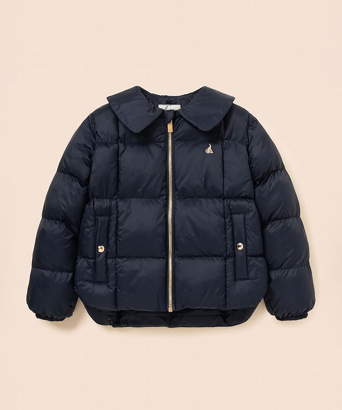 빈폴 키즈(BEANPOLE KIDS) 여아 클래식 칼라넥 볼패딩  네이비 (BI6938G05R)
