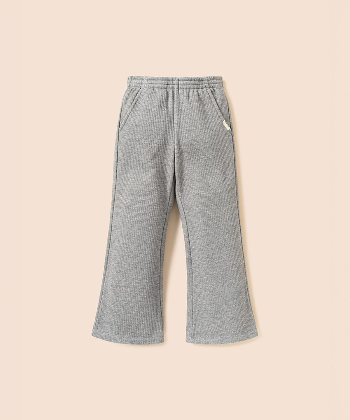 빈폴 키즈(BEANPOLE KIDS) 여아 저지 기모 코듀로이 부츠컷 팬츠  그레이 (BI6X21G033)