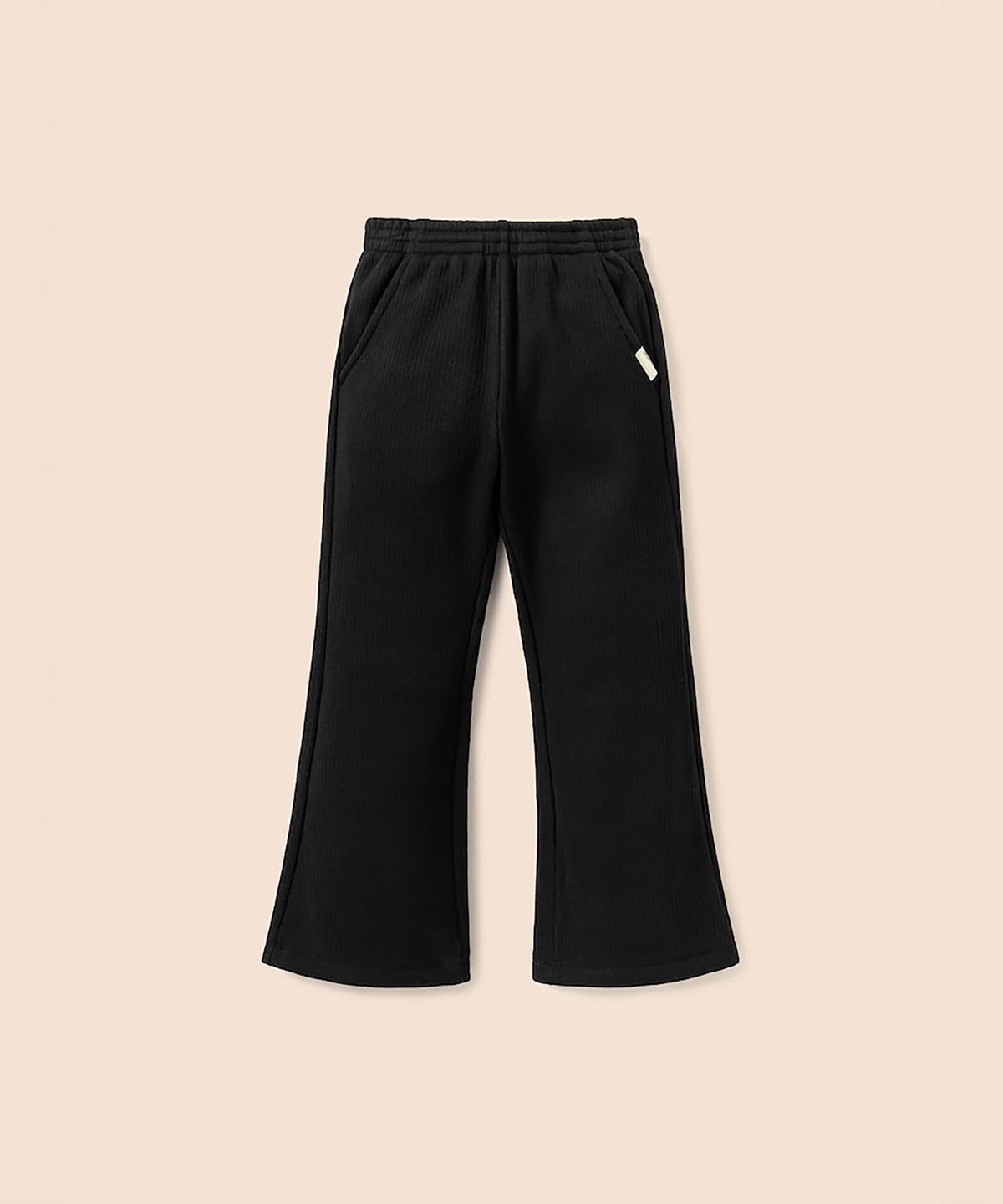 빈폴 키즈(BEANPOLE KIDS) 여아 저지 기모 코듀로이 부츠컷 팬츠  블랙 (BI6X21G035)