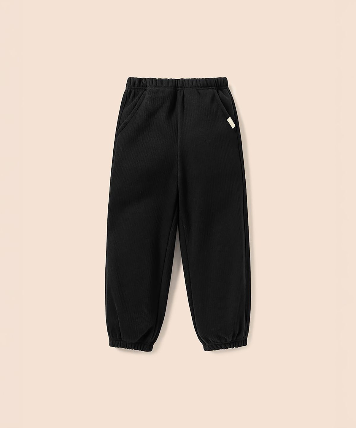 빈폴 키즈(BEANPOLE KIDS) 저지 기모 코듀로이 조거 팬츠  블랙 (BI6X21U045)