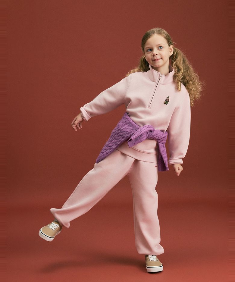 [KIDS] 조거 스웻 팬츠 핑크 HBPA6FK15P1