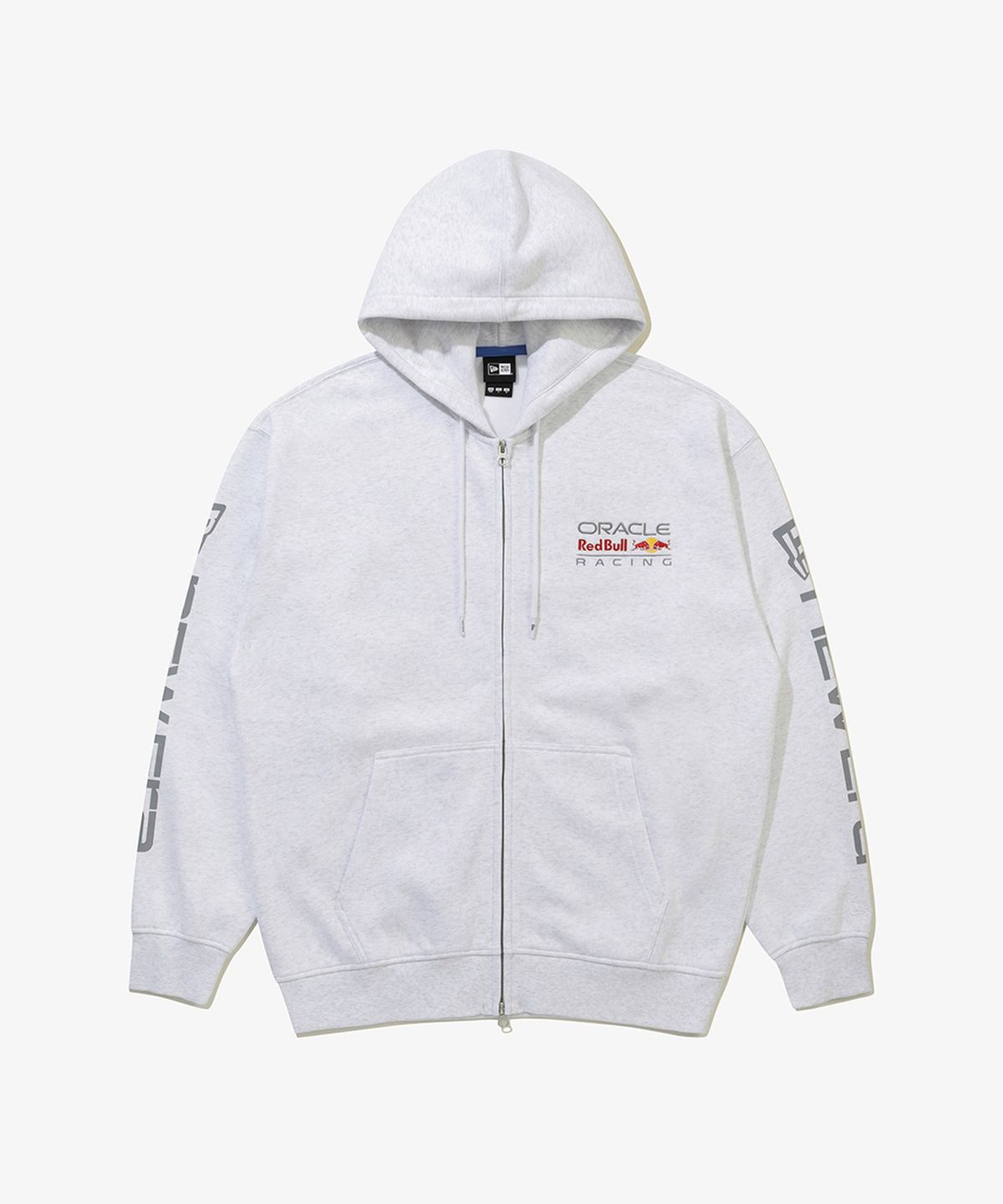 뉴에라(NEW ERA) (기모) 오라클 레드불 레이싱 후드 집업 헤더 그레이 15422787