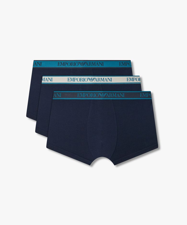 남성 자카드 로고 밴딩 드로즈 3PACK_네이비 08M6363011