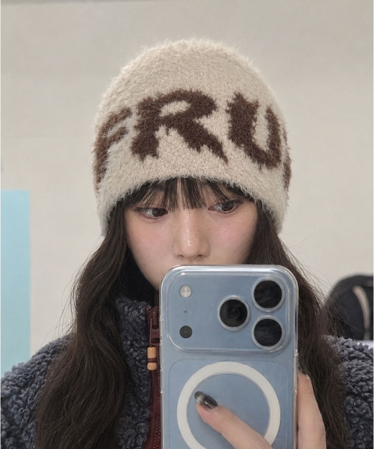 프루앤(FRUAND) BASIC BEANIE_CREAM