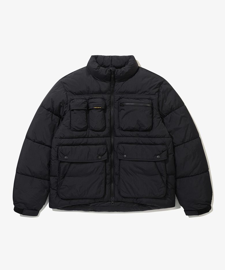 패디드 유틸리티 라이트 재킷 블랙 15393767