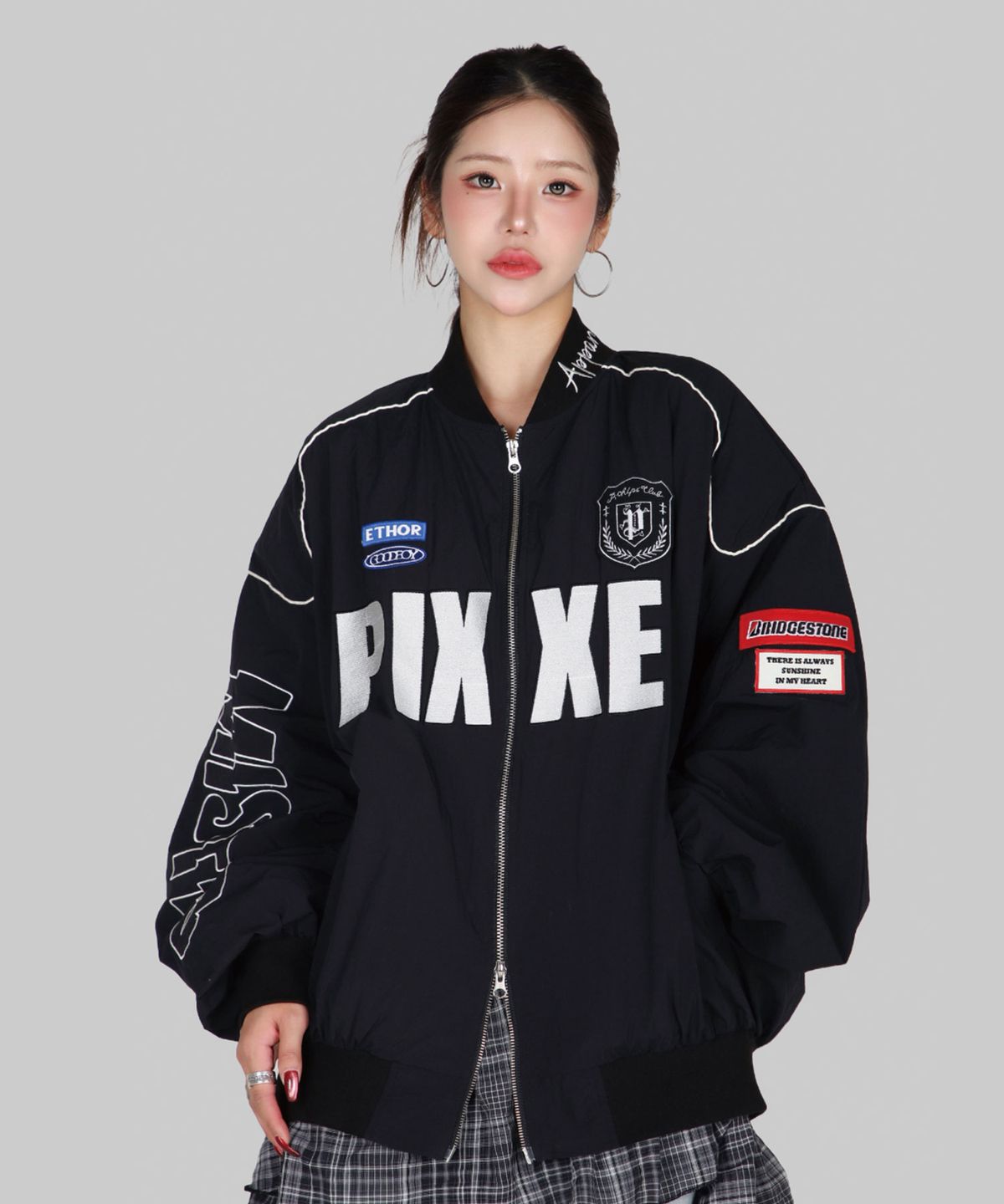 달솜(DALSOM) Racing bomber [ bk ]