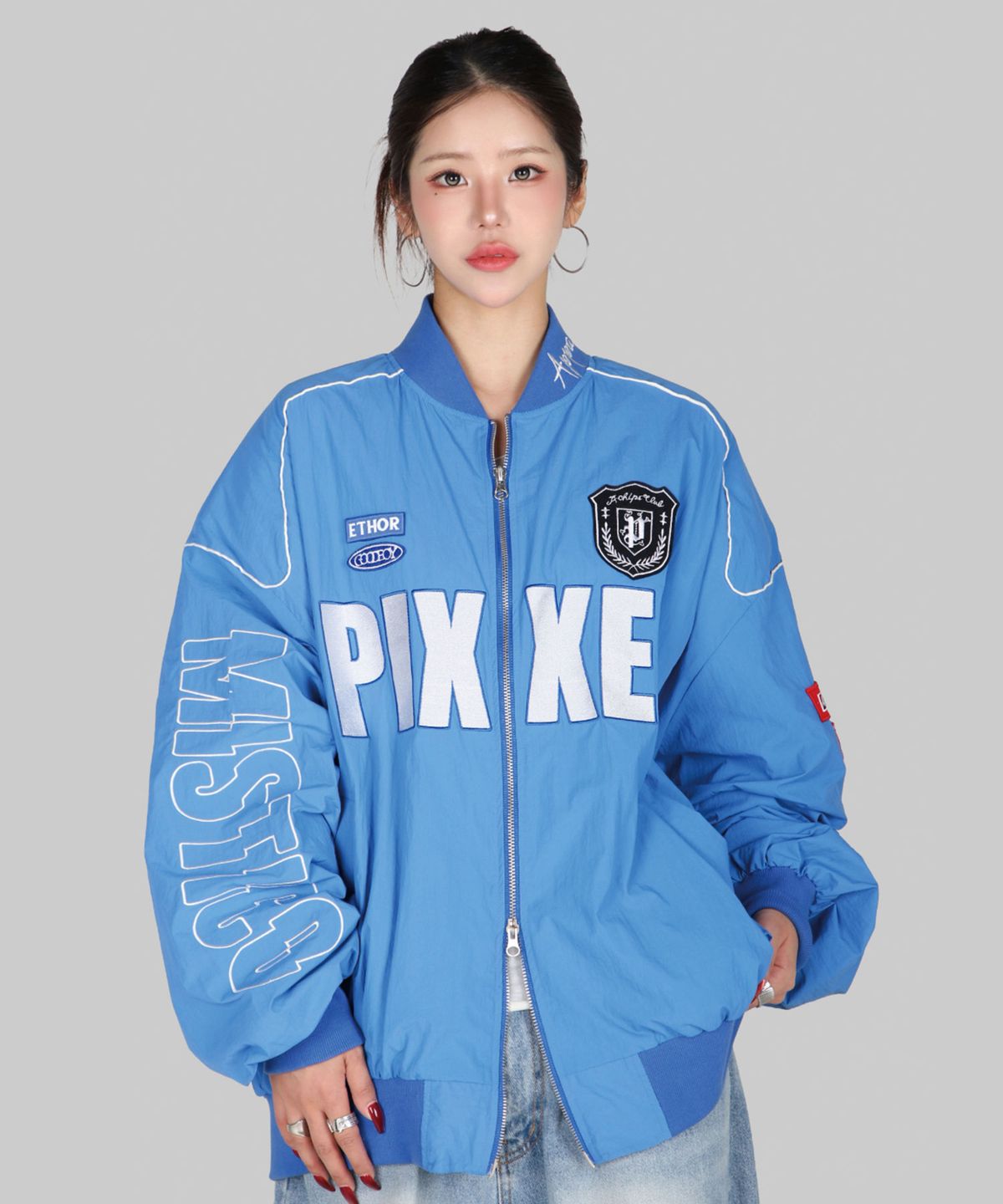 달솜(DALSOM) Racing bomber [ blue ]