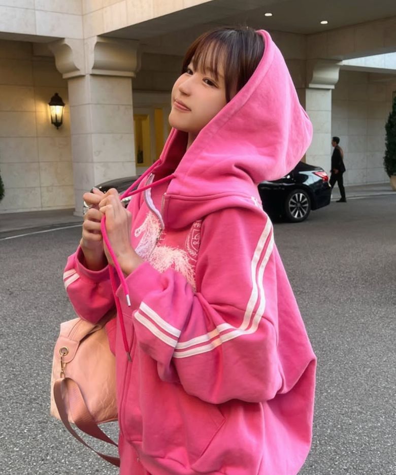 Horse Track Hoodie [ pink ]