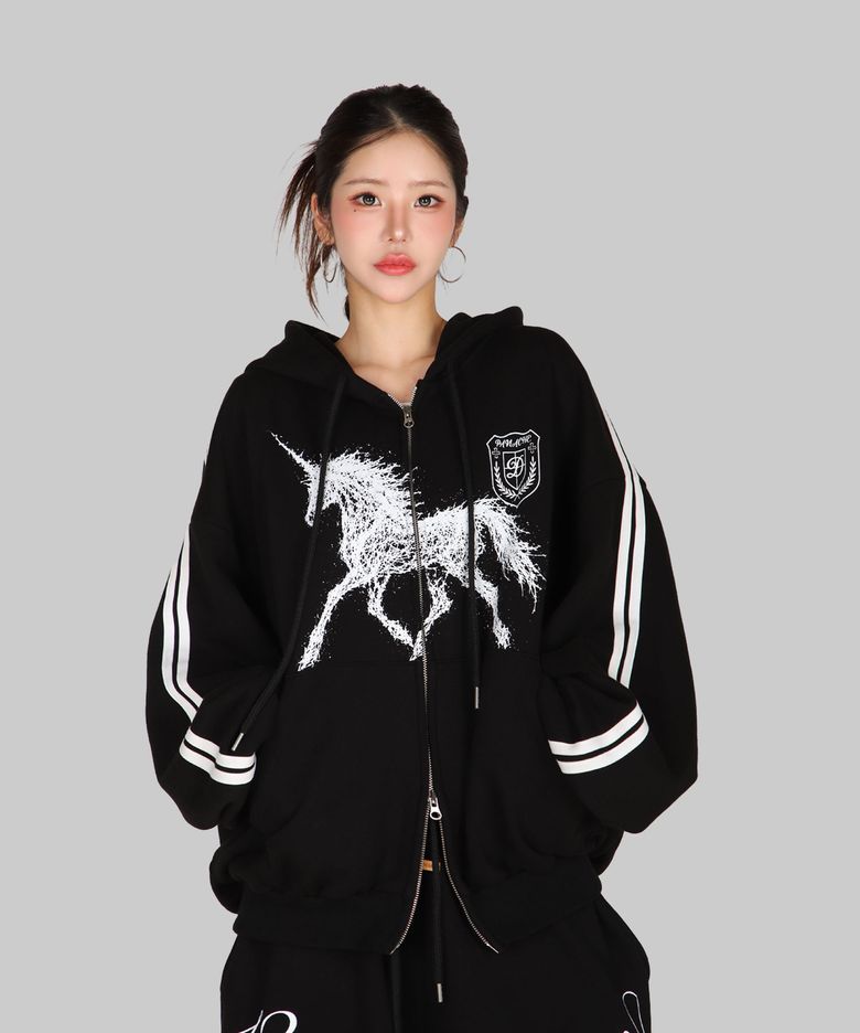Horse Track Hoodie [ bk ]
