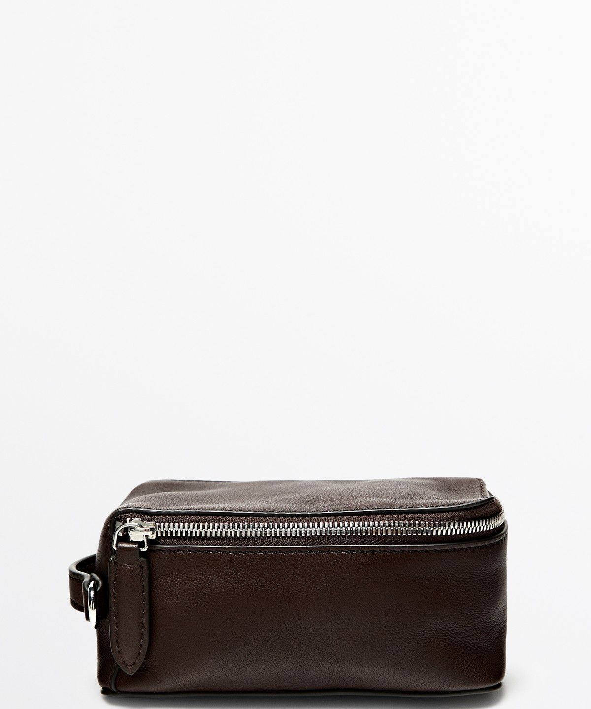 마시모두띠(MASSIMO DUTTI) 나파 가죽 직사각형 네세서