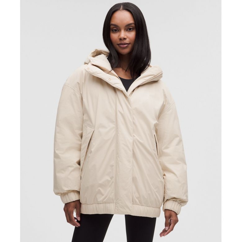우먼스 사일런트 타입 GORE TEX 오버사이즈드 워터프루프 다운 재킷