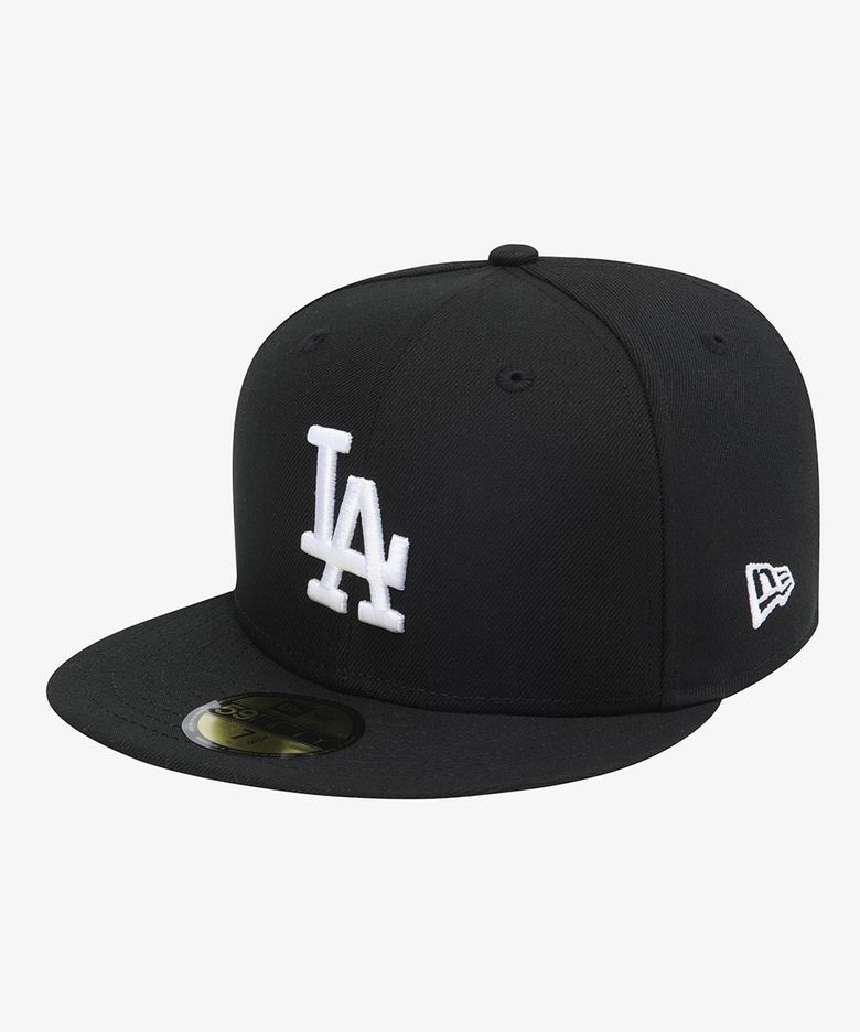 MLB LA 다저스 월드 시리즈 패치 피티드캡 블랙/블루 15411774