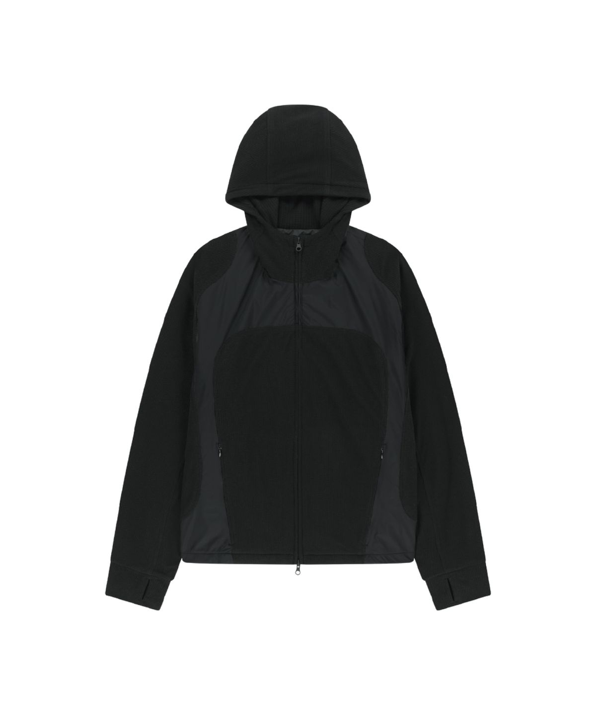 누녹(NUNOK) [ BASE DIVISION ] LUCENT FLEECE JK (BLACK)