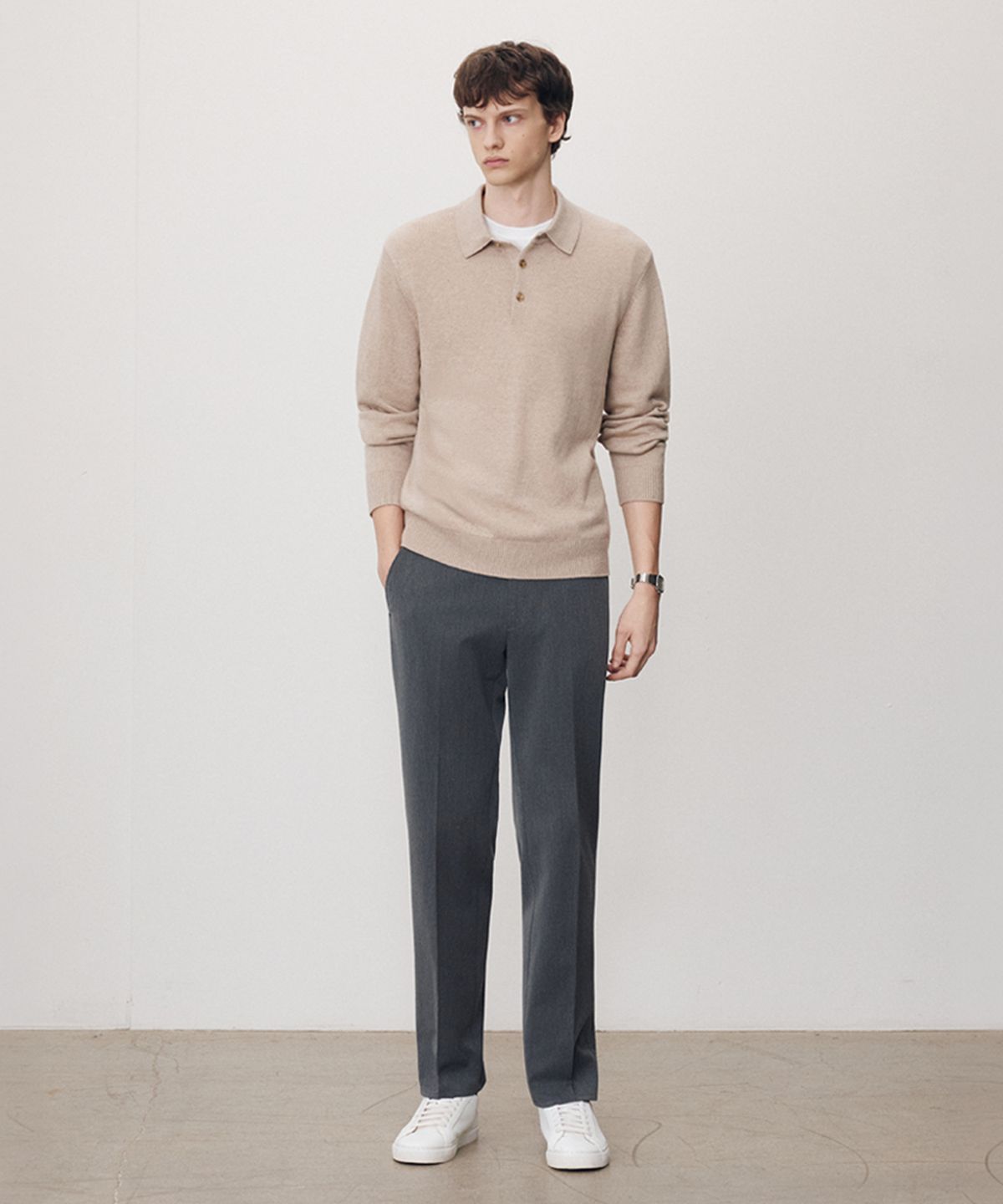다니엘크레뮤(DANIEL CREMIEUX) 26FW THE 퍼펙트 슬랙스 그레이