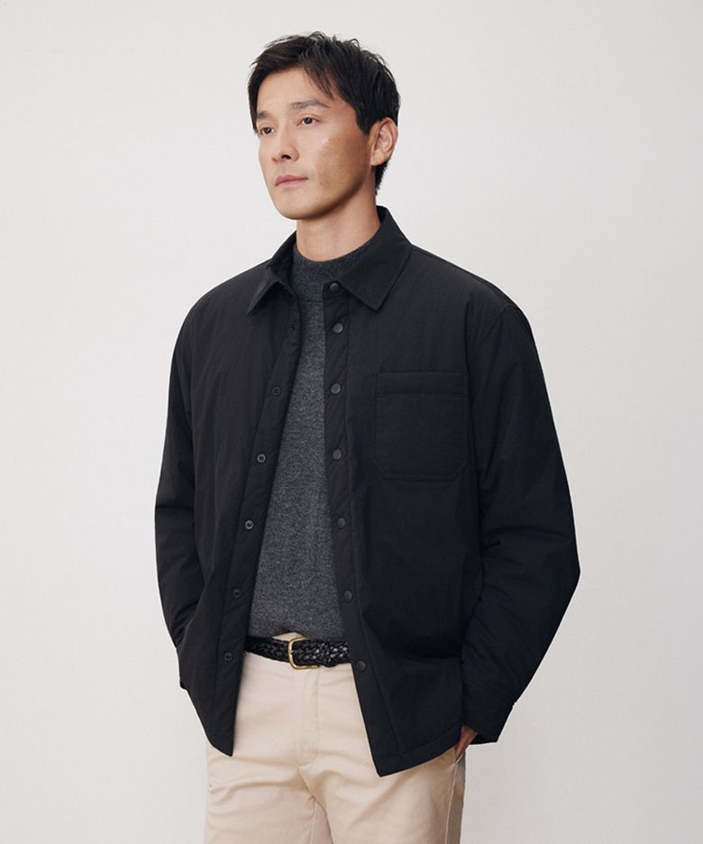 26FW comfortemp 라이트 패딩 재킷 블랙