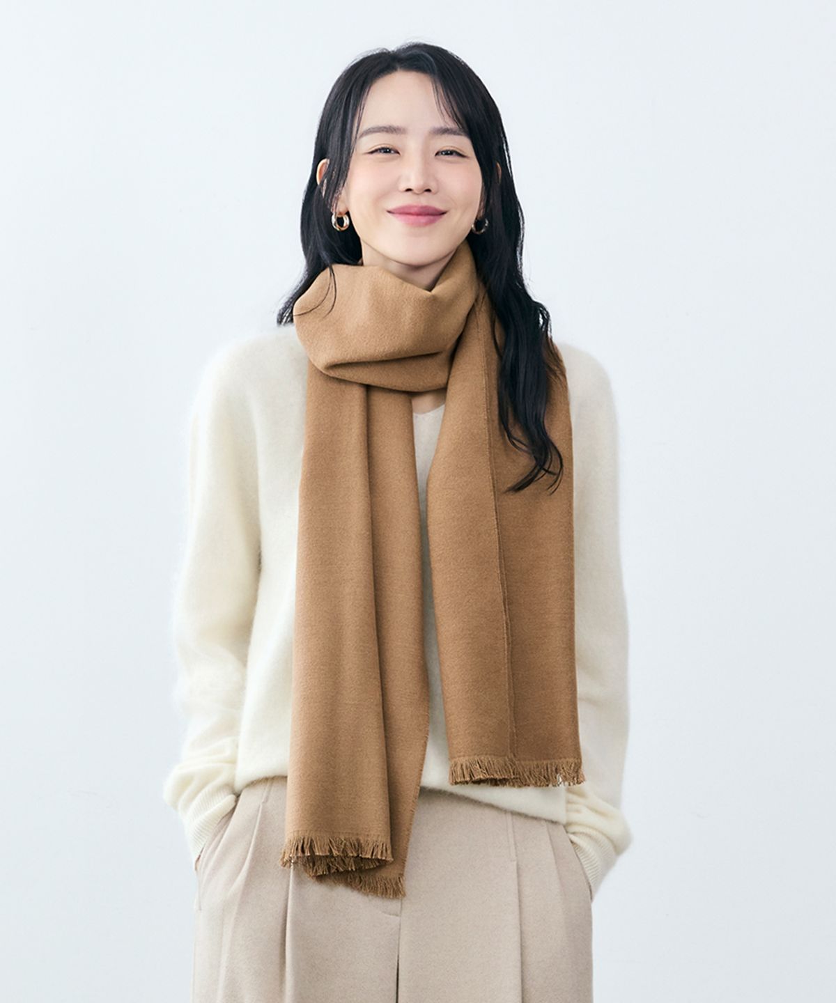더엣지(THEATG) 26FW 실크100 머플러